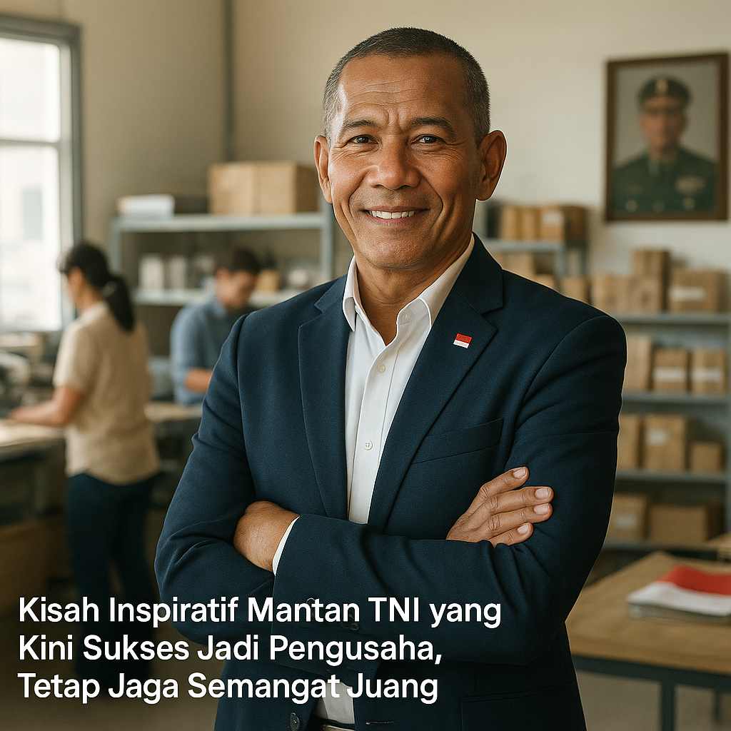 Kisah Inspiratif Mantan TNI yang Kini Sukses Jadi Pengusaha, Tetap Jaga Semangat Juang
