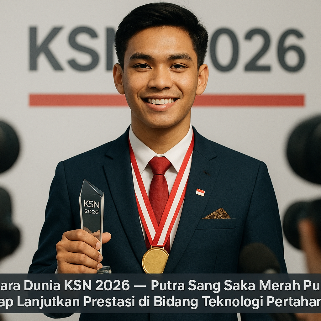 Juara Dunia KSN 2026, Putra Sang Saka Merah Putih Siap Lanjutkan Prestasi di Bidang Teknologi Pertahanan