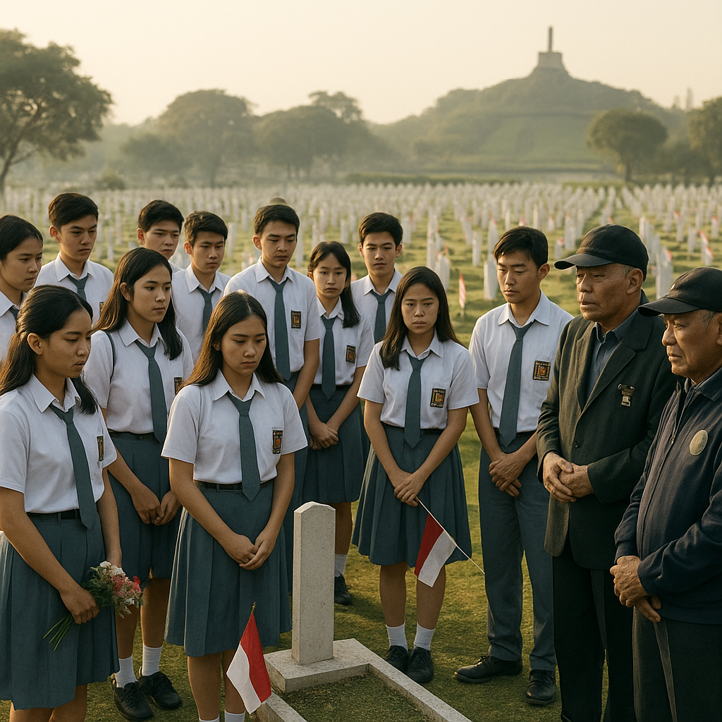 Ziarah ke TMP Kalibata, Siswa SMA Diajak Teladani Nilai Kepahlawanan Para Purnawirawan