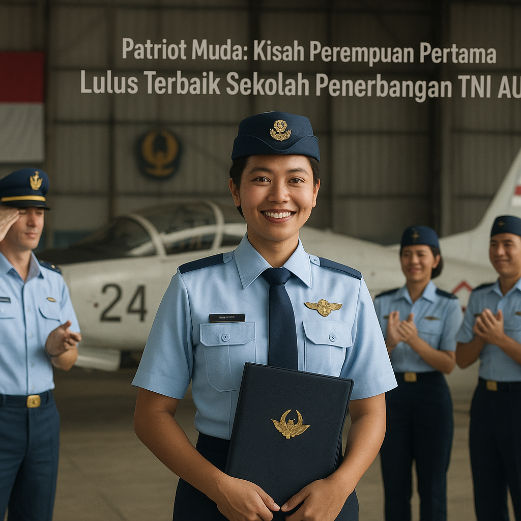 Patriot Muda: Kisah Perempuan Pertama Lulus Terbaik Sekolah Penerbangan TNI AU
