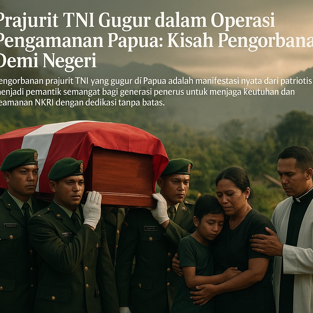Prajurit TNI Gugur dalam Operasi Pengamanan Papua: Kisah Pengorbanan Demi Negeri