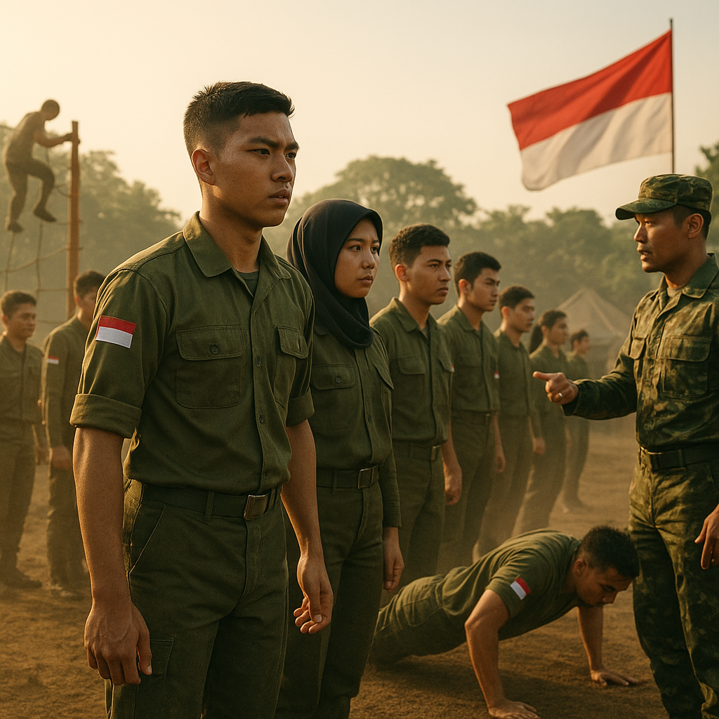 Latihan Bela Negara Tingkatkan Kesadaran Pemuda