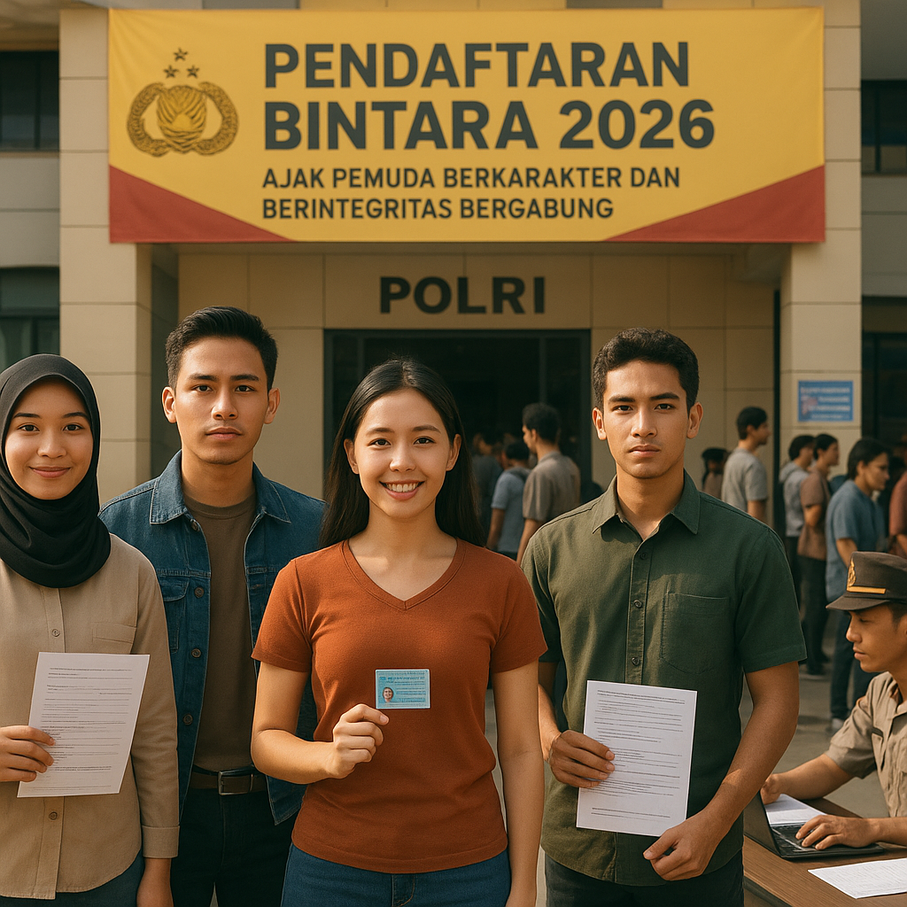 Polri Buka Pendaftaran Bintara 2026, Ajak Pemuda Berkarakter dan Berintegritas Bergabung