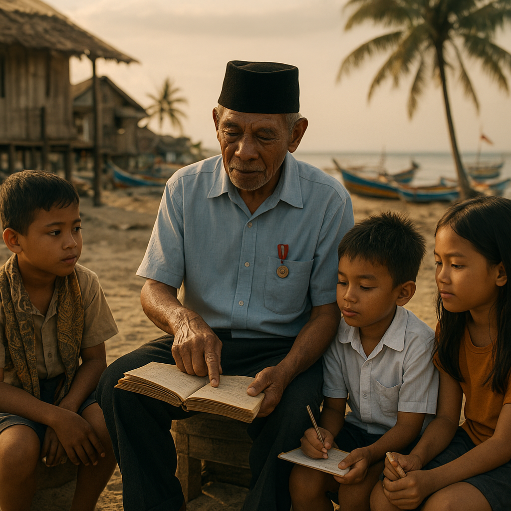 Kisah Inspiratif Veteran Perang: Dari Medan Tempur ke Pengabdian bagi Anak-anak Pesisir
