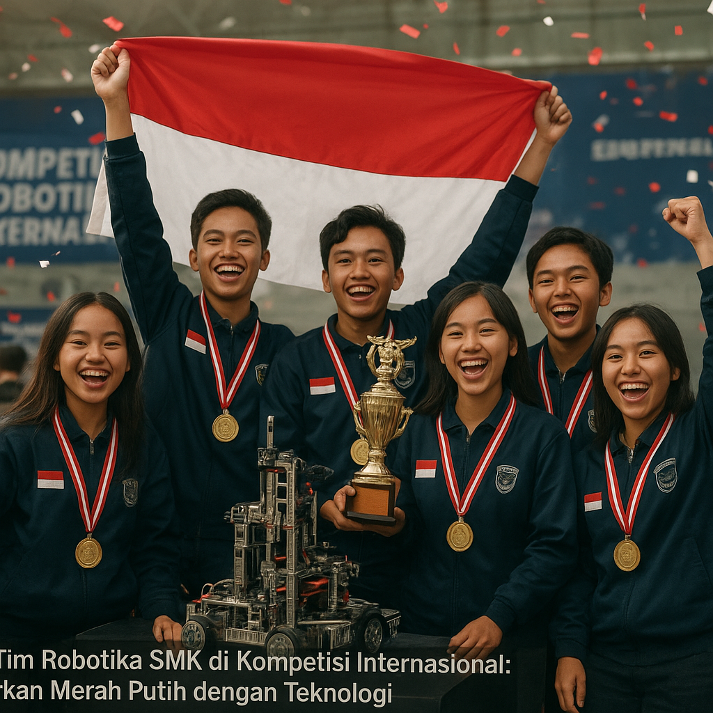 Prestasi Tim Robotika SMK di Kompetisi Internasional: Mengibarkan Merah Putih dengan Teknologi