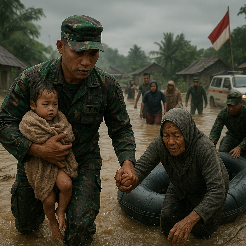 Kisah Prajurit TNI yang Menyelamatkan Warga dari Bencana Alam: Heroisme di Saat Krisis