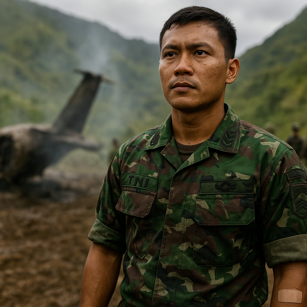 Kisah Heroik Prajurit TNI yang Selamat dari Kecelakaan Helikopter di Papua, Tetap Bertugas Demi Negara