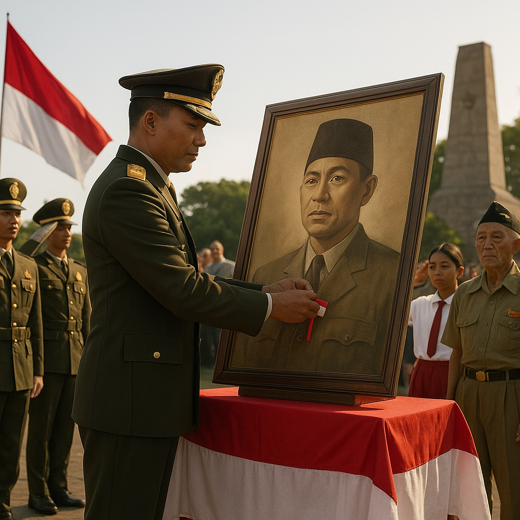 Pahlawan Nasional Dipromosikan dalam Upacara Militer, Mengingatkan Nilai Pengorbanan bagi Generasi Muda
