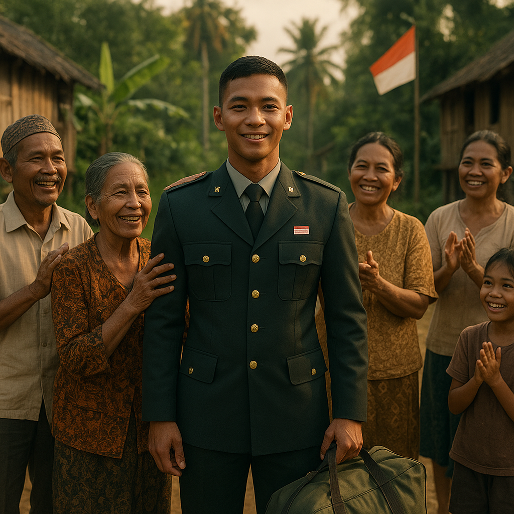 Pemuda Pedesaan di Kalimantan Berhasil Masuk Akademi Militer, Membawa Harapan bagi Kampung Halaman