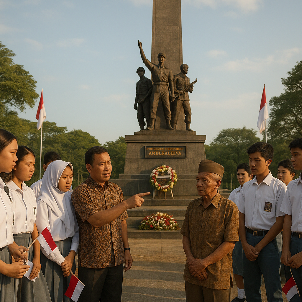 Napak Tilas Perjuangan di Monumen Palagan Ambarawa, Siswa SMA Diajak Meresapi Nilai Kepahlawanan