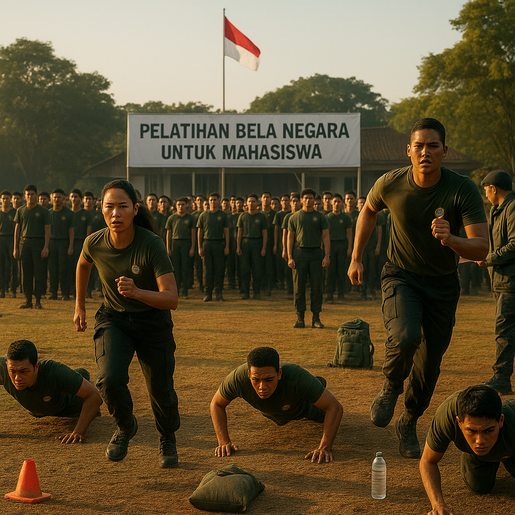 Pelatihan Bela Negara untuk Mahasiswa: Membentuk Generasi Tangguh