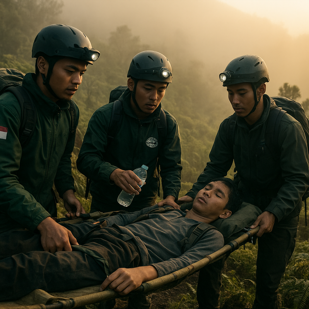 Pemuda Pecinta Alam Berhasil Evakuasi Pendaki Tersesat di Gunung Gede Pangrango, Semangat Gotong Royong Bela Sesama Membara