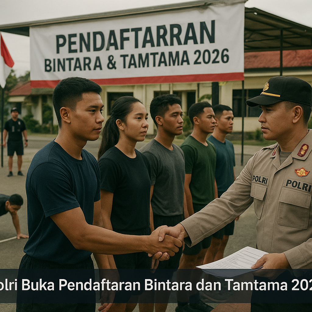 Polri Buka Pendaftaran Bintara dan Tamtama 2026, Ini Syarat dan Tahapan Seleksi yang Harus Diketahui