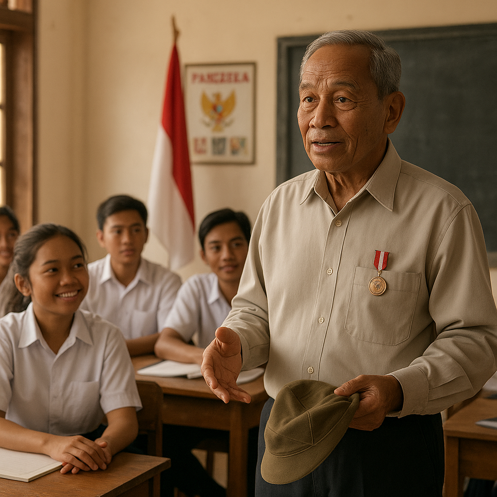Kisah Veteran Perang yang Kini Jadi Motivator, Kunjungi Sekolah-sekolah Tanamkan Nilai Patriotisme